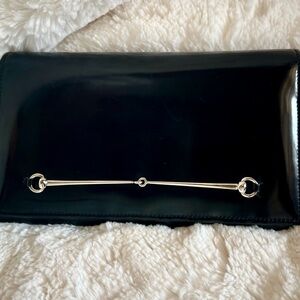 Authentic Gucci Horse bit Long Black Wallet **REASONABLE OFFERS ONLY**